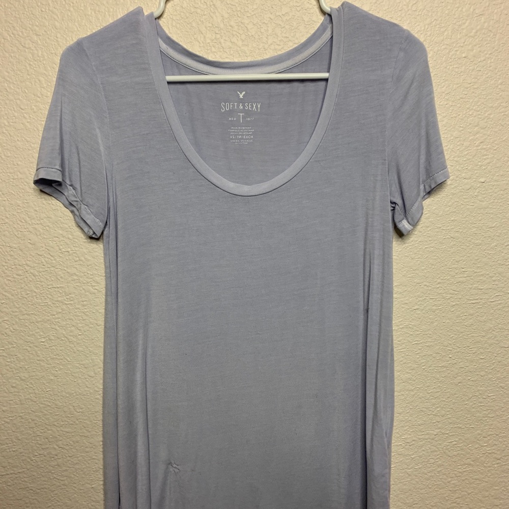 America eagle from ur soft and sexy shirt in lilac